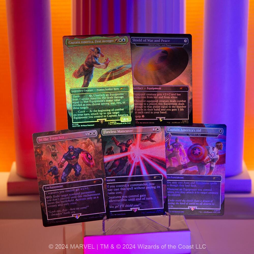 Secret Lair x Marvel's Captain America - Rainbow Foil Edition