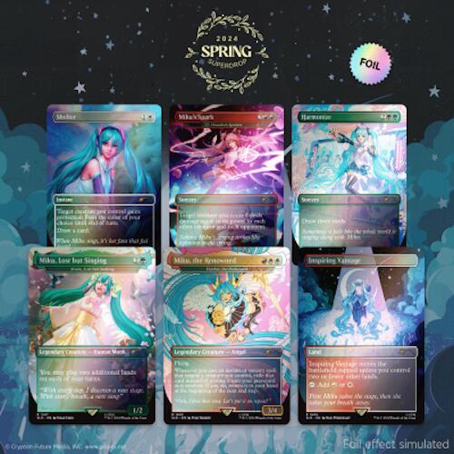 Secret Lair x Hatsune Miku: Sakura Superstar EN - Rainbow Foil